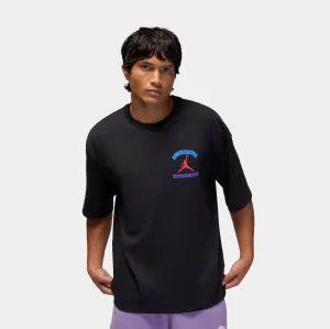 Others Make It Happen Since '85 Graphic Mens Short Sleeve Shirt (Black/Red) Street Trend Look Weekend Style