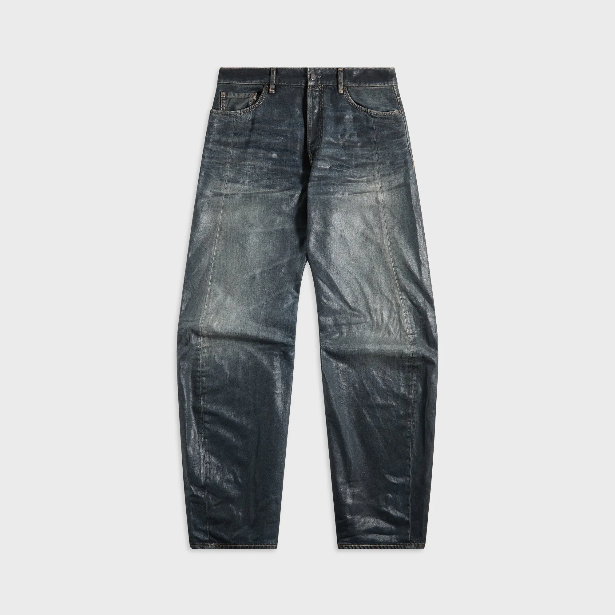 Outdoor Adventure Party Look Youth Style High Quality Eco Friendly Acne Studios 2006M Jeans ?C Glossy Black