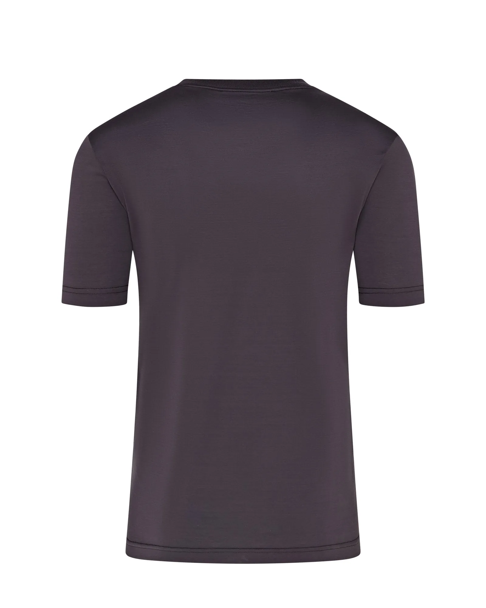 Summer Style On-the-Go Fashion Zattura High Collar Short Sleeve Mercerised T-shirt (Carbon)
