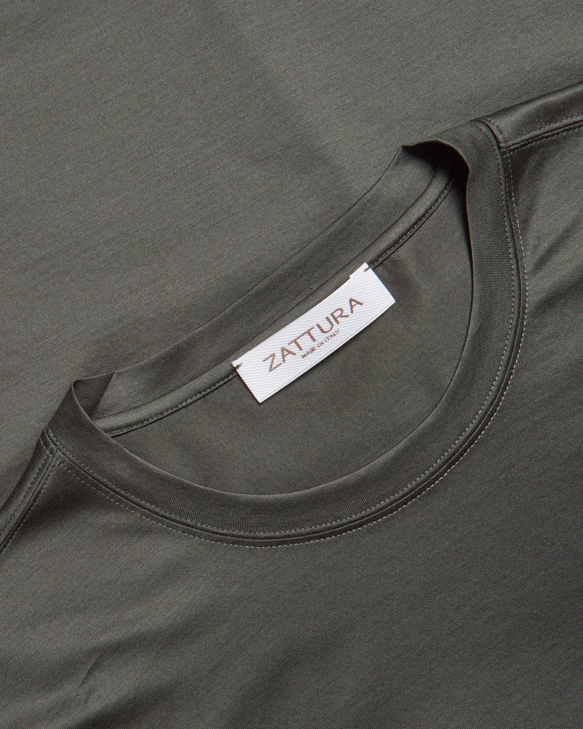 Zattura Short Sleeve Mercerised T-shirt (Green) AntiStaticFinish