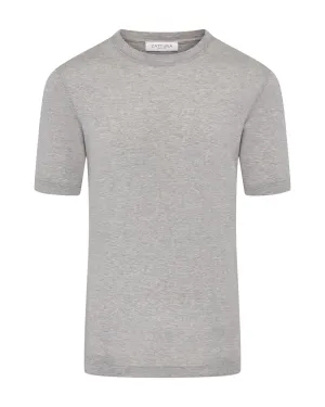 Zattura Short Sleeve Mercerised T-shirt (Grey Marl) Sporty Design