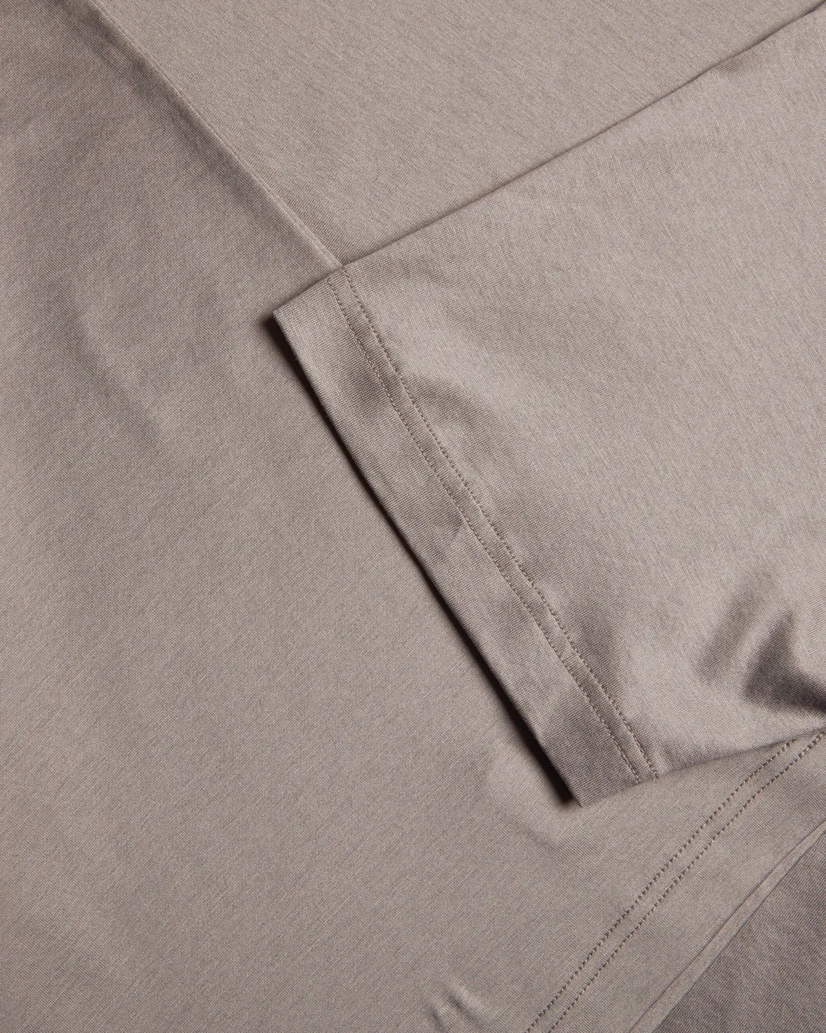 Zattura Short Sleeve Mercerised T-shirt (Taupe Brown) OdorResistant