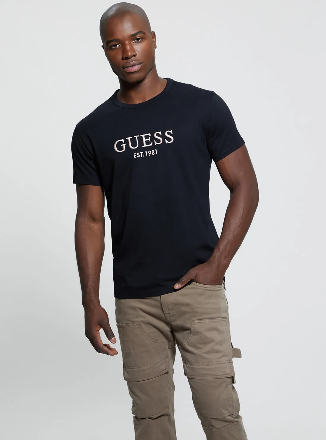 Leisure Casual Black Logo Multicolour T-Shirt