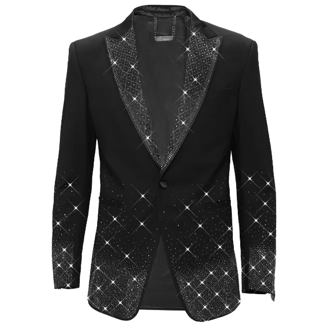 Elite Ensemble Blazer BLACK/SILVER Long Sleeve